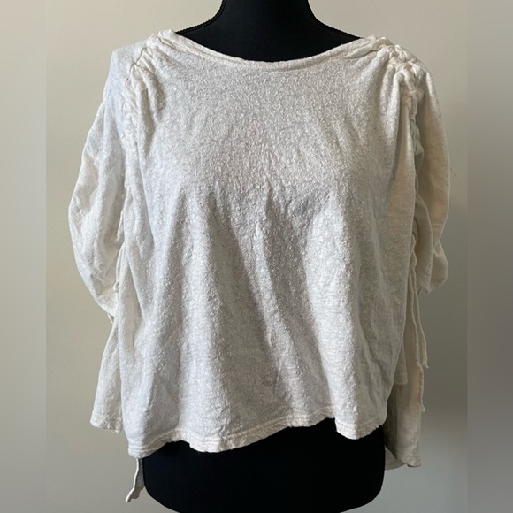 Free People Beach Oversized Cropped Top - Picture 1 of 4